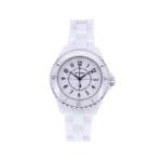 Montre d'occasion CHANEL J12 33 mm femme quartz bracelet céramique - vue 1