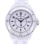 Montre d'occasion CHANEL J12 33 mm femme quartz bracelet céramique - vue D1