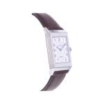 Montre d'occasion JAEGER LECOULTRE Reverso Classique Small Second homme mécanique bracelet cuir cresus - vue 2