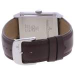Montre d'occasion JAEGER LECOULTRE Reverso Classique Small Second homme mécanique bracelet cuir cresus - vue 3