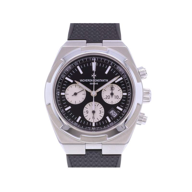 Montre d'occasion VACHERON CONSTANTIN Overseas Chronographe Panda homme mouvement automatique certifié (cosc) bracelet acier - vue 1