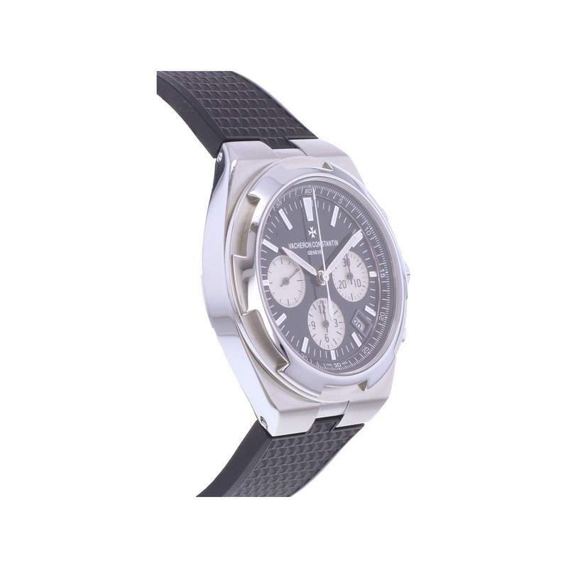 Montre d'occasion VACHERON CONSTANTIN Overseas Chronographe Panda homme mouvement automatique certifié (cosc) bracelet acier - vue 2