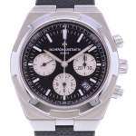 Montre d'occasion VACHERON CONSTANTIN Overseas Chronographe Panda homme mouvement automatique certifié (cosc) bracelet acier - vue D1