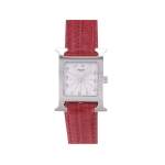 Montre d'occasion HERMES Heure H femme quartz bracelet cuir cresus - vue 1