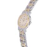Montre d'occasion HERMES Clipper femme quartz bracelet acier et plaqué or - vue D2