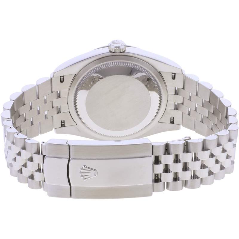 Montre d'occasion ROLEX DateJust 36 homme mouvement automatique certifié (cosc) bracelet acier - vue 3