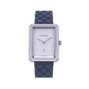 Montre d'occasion CHANEL Boy-Friend femme quartz bracelet cuir d'origine