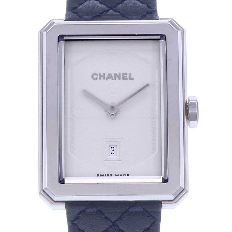 Montre d'occasion CHANEL Boy-Friend femme quartz bracelet cuir d'origine - vue D1