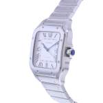 Montre d'occasion CARTIER Santos Grand Modèle homme automatique bracelet acier - vue D2