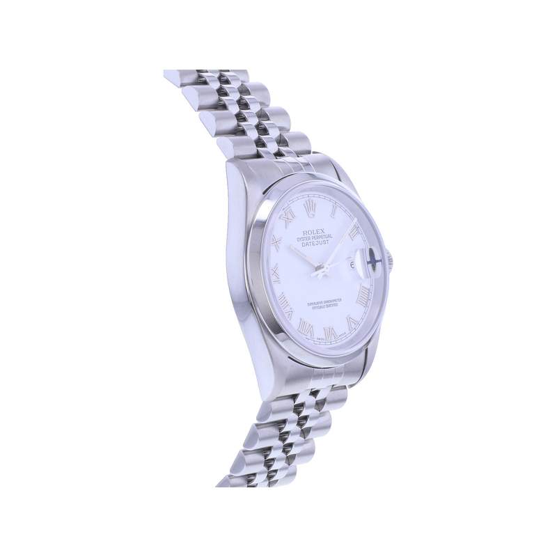 Montre d'occasion ROLEX DateJust 36 homme mouvement automatique certifié (cosc) bracelet acier - vue 2