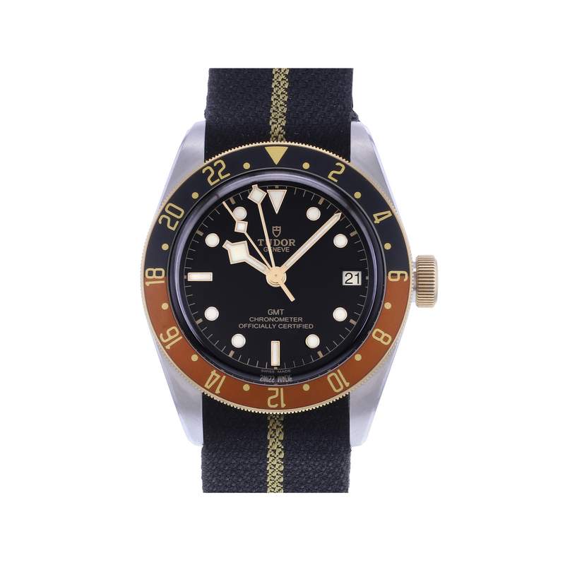 Montre d'occasion TUDOR Black Bay S&G homme mouvement automatique certifié (cosc) bracelet nato - vue 1