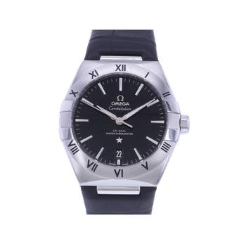 Montre d'occasion OMEGA Constellation homme automatique bracelet cuir d'origine