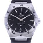 Montre d'occasion OMEGA Constellation homme automatique bracelet cuir d'origine - vue D1