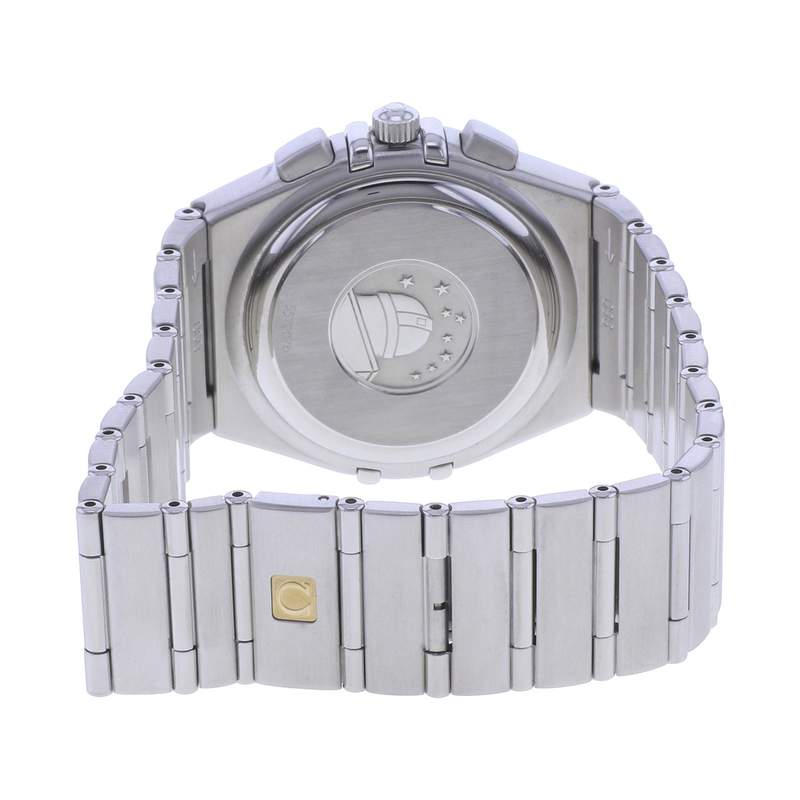 Montre d'occasion OMEGA Constellation Double Eagle homme quartz bracelet acier - vue 3