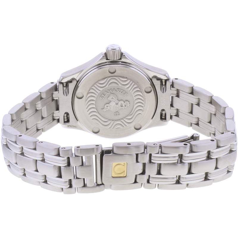 Montre d'occasion OMEGA Seamaster 120 27mm femme quartz bracelet acier - vue 3