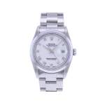Montre d'occasion ROLEX DateJust 36 homme mouvement automatique certifié (cosc) bracelet acier - vue 1