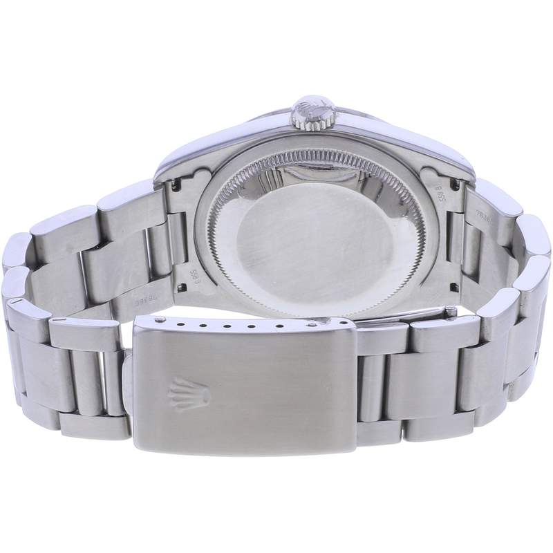 Montre d'occasion ROLEX DateJust 36 homme mouvement automatique certifié (cosc) bracelet acier - vue 3