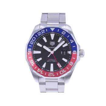 Montre d'occasion TAG HEUER Aquaracer GMT homme automatique bracelet acier