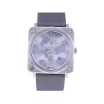 Montre d'occasion BELL & ROSS BRS Camouflage homme quartz bracelet cuir d'origine - vue 1