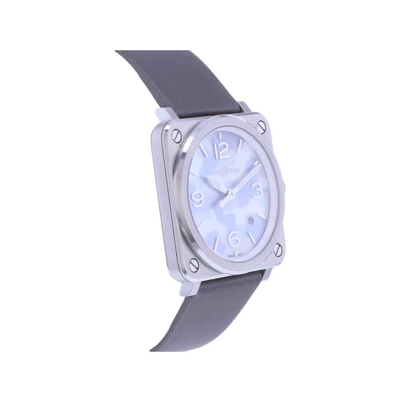 Montre d'occasion BELL & ROSS BRS Camouflage homme quartz bracelet cuir d'origine - vue 2