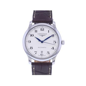 Montre d'occasion LONGINES Master Collection homme automatique bracelet cuir d'origine