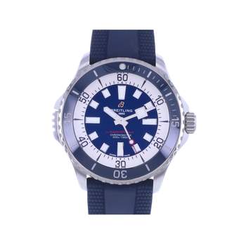Montre d'occasion BREITLING SuperOcean Automatic 46 homme automatique bracelet caoutchouc