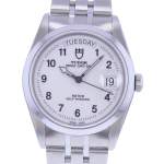 Montre d'occasion TUDOR Prince Day-Date homme automatique bracelet acier - vue D1