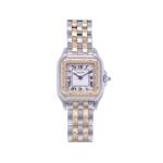 Montre d'occasion CARTIER Panthère Petit Modèle femme quartz bracelet or jaune 750/000 et acier - vue 1