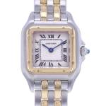 Montre d'occasion CARTIER Panthère Petit Modèle femme quartz bracelet or jaune 750/000 et acier - vue D1