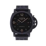 Montre d'occasion PANERAI Luminor GMT 3 Days homme automatique bracelet caoutchouc - vue 1