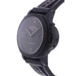 Montre d'occasion PANERAI Luminor GMT 3 Days homme automatique bracelet caoutchouc - vue D2