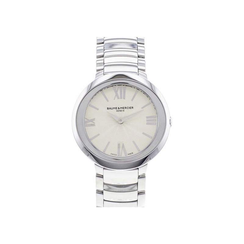 Montre d'occasion BAUME ET MERCIER Promesse femme quartz bracelet acier - vue 1