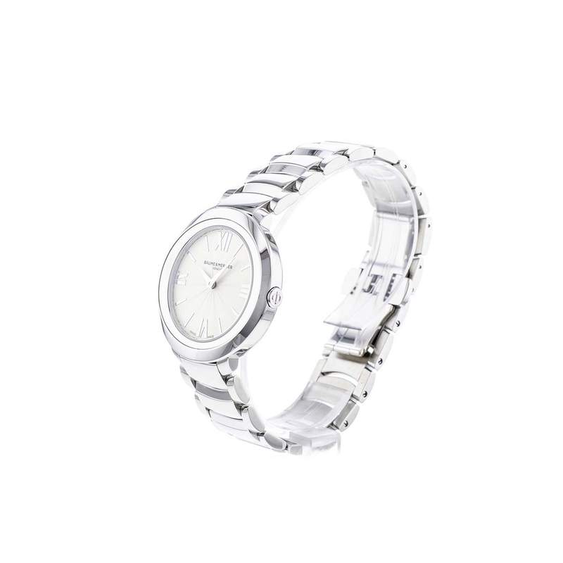 Montre d'occasion BAUME ET MERCIER Promesse femme quartz bracelet acier - vue D2