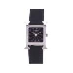 Montre d'occasion HERMES Heure H femme quartz bracelet cuir - vue 1