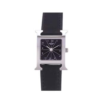 Montre d'occasion HERMES Heure H femme quartz bracelet cuir