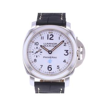 Montre d'occasion PANERAI Luminor Marina Logo 3 Days homme mécanique bracelet cuir cresus