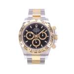 Montre d'occasion ROLEX Cosmograph Daytona homme mouvement automatique certifié (cosc) bracelet or jaune 750/000 et acier - vue 1