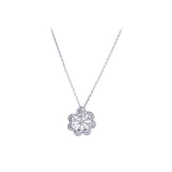 Collier d'occasion CHOPARD Precious Lace Mini Frou-Frou femme or blanc 750/1000