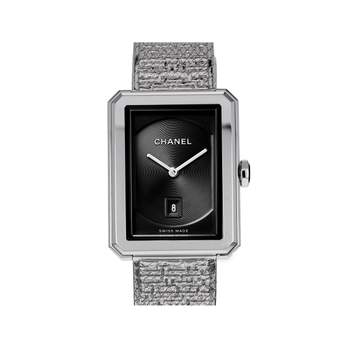 Montre d'occasion CHANEL Boy-Friend Moyen Modèle femme quartz bracelet acier