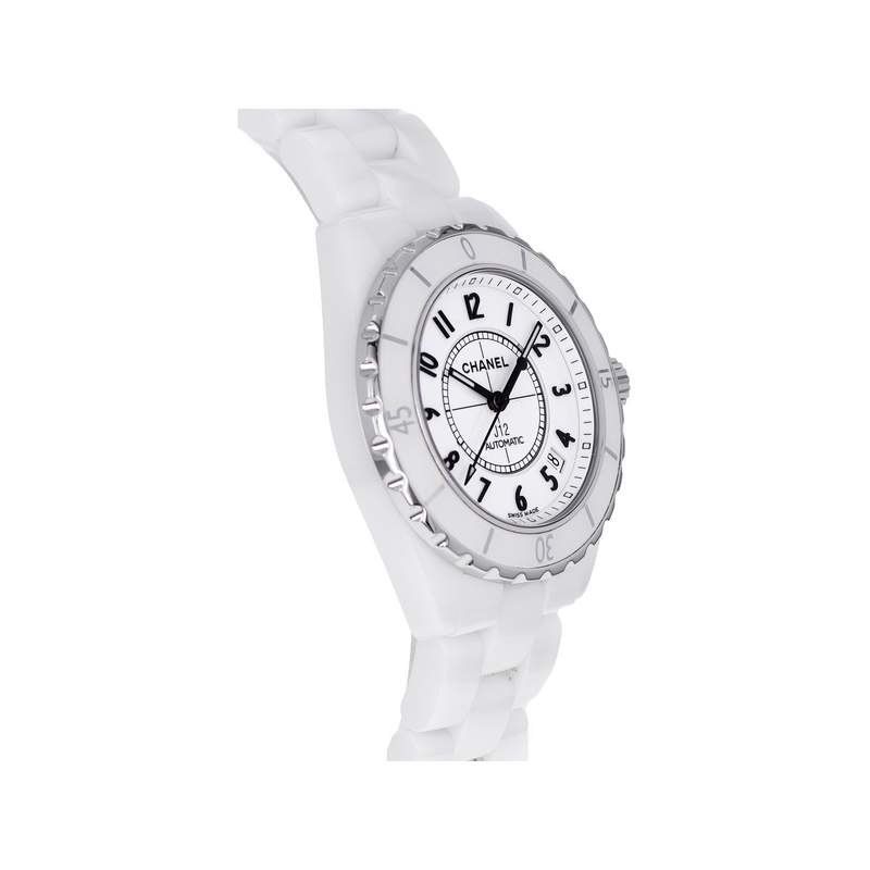 Montre d'occasion CHANEL J12 38 mm femme automatique bracelet céramique - vue 2