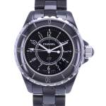 Montre d'occasion CHANEL J12 33 mm Quartz femme quartz bracelet céramique - vue D1