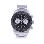 Montre d'occasion TUDOR Black Bay Chrono homme mouvement automatique certifié (cosc) bracelet acier - vue 1