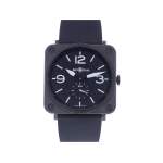 Montre d'occasion BELL & ROSS BRS-98 Céramique homme quartz bracelet caoutchouc - vue 1