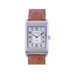 Montre d'occasion JAEGER LECOULTRE Reverso Classique mixte quartz bracelet cuir d'origine - vue 1
