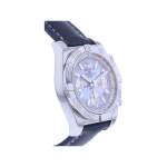 Montre d'occasion BREITLING Chronomat 44 homme mouvement automatique certifié (cosc) bracelet cuir cresus - vue 2
