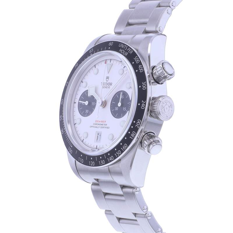 Montre d'occasion TUDOR Black Bay Chrono 41 homme mouvement automatique certifié (cosc) bracelet acier - vue D2