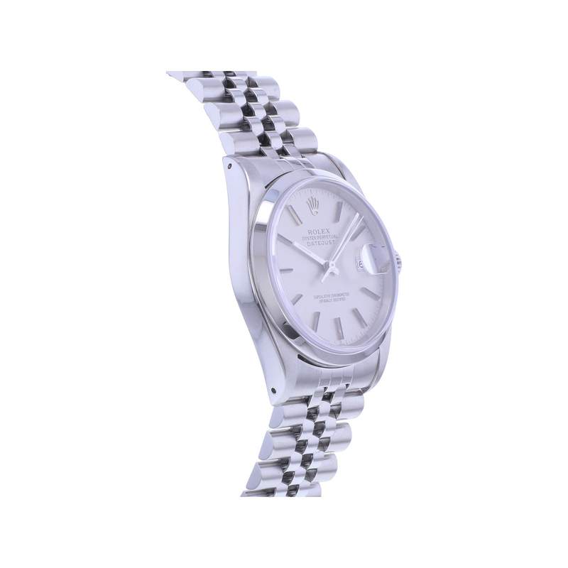 Montre d'occasion ROLEX DateJust 36 mixte mouvement automatique certifié (cosc) bracelet acier - vue 2