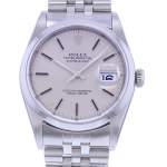 Montre d'occasion ROLEX DateJust 36 mixte mouvement automatique certifié (cosc) bracelet acier - vue D1