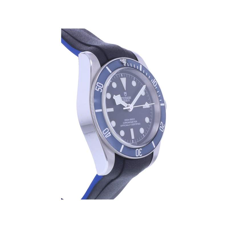 Montre d'occasion TUDOR Black Bay Heritage homme mouvement automatique certifié (cosc) bracelet cuir cresus - vue 2