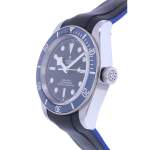 Montre d'occasion TUDOR Black Bay Heritage homme mouvement automatique certifié (cosc) bracelet cuir cresus - vue D2